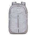 High Sierra Swerve Pro Adjustable Travel or Work Laptop Bookbag Backpack with Laptop Hammock and Water Bottle Compartments, Silver Heather