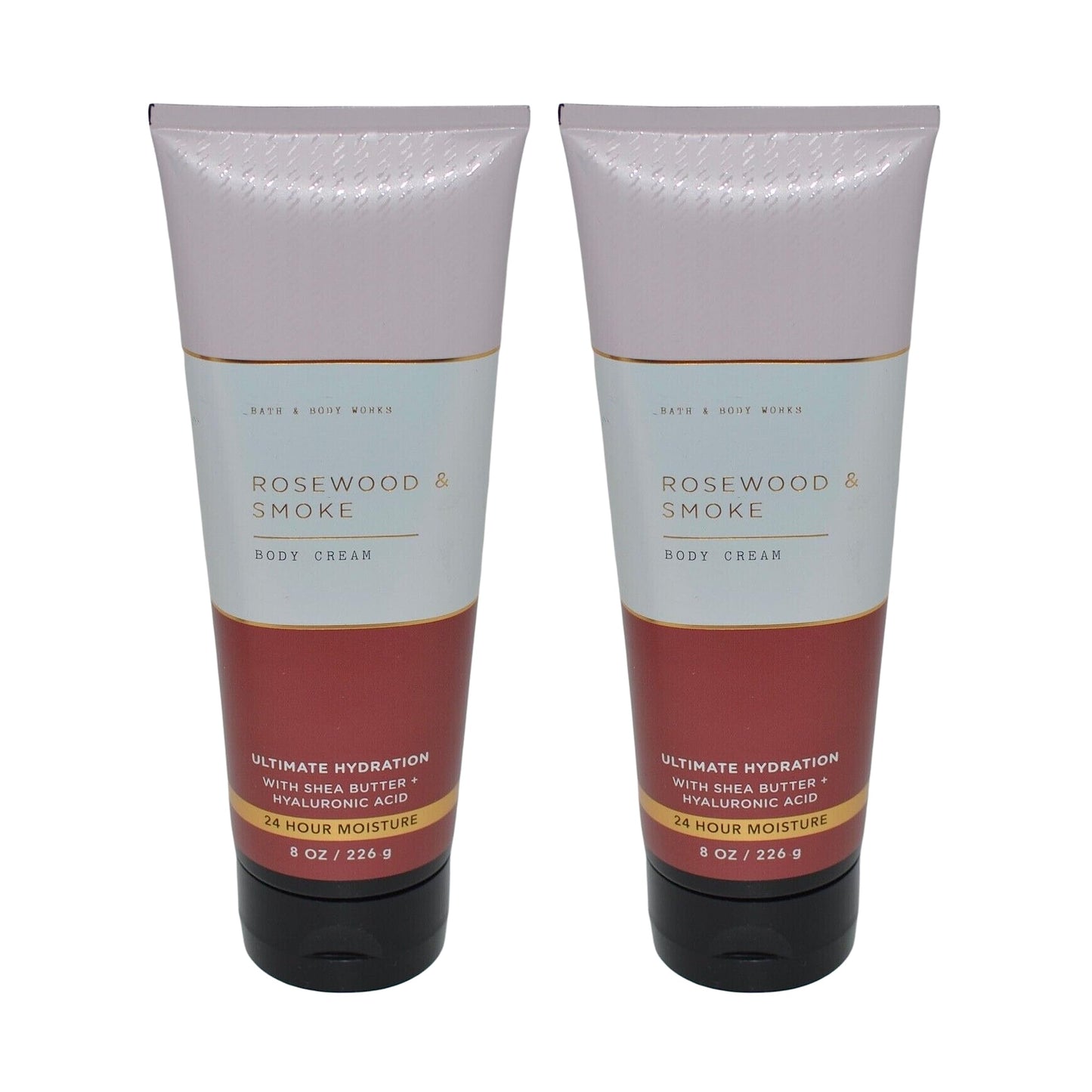 Bath & Body Works Ultimate Hydration Body Cream Pack of 2 (Rosewood Smoke),8.0 fluid_ounces
