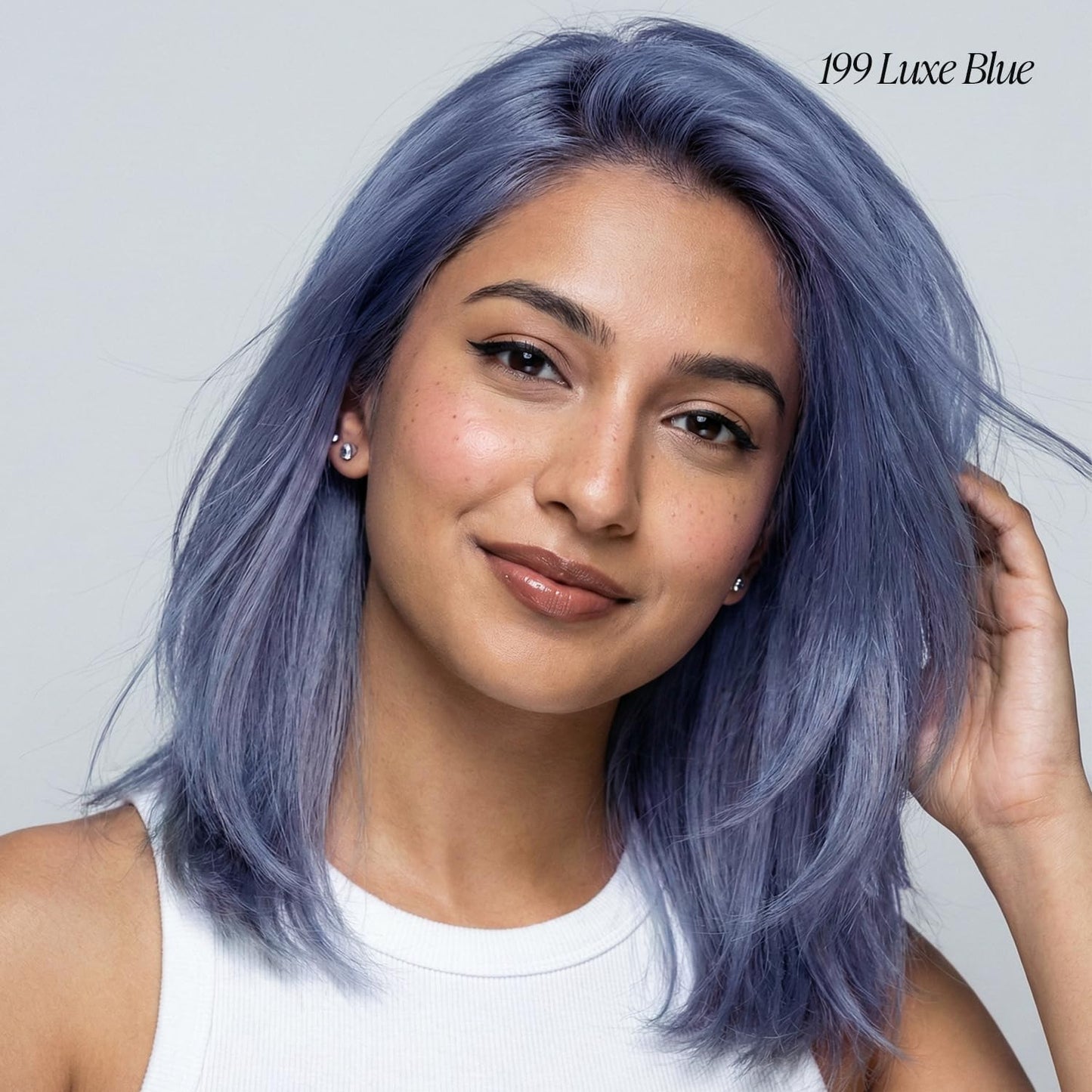 Adore Semi Permanent Hair Color (199 Luxe Blue) (2 Pack) | Vegan & Cruelty-Free Blue Hair Dye | No Ammonia, No Peroxide, No Alcohol | 4 Fl Oz