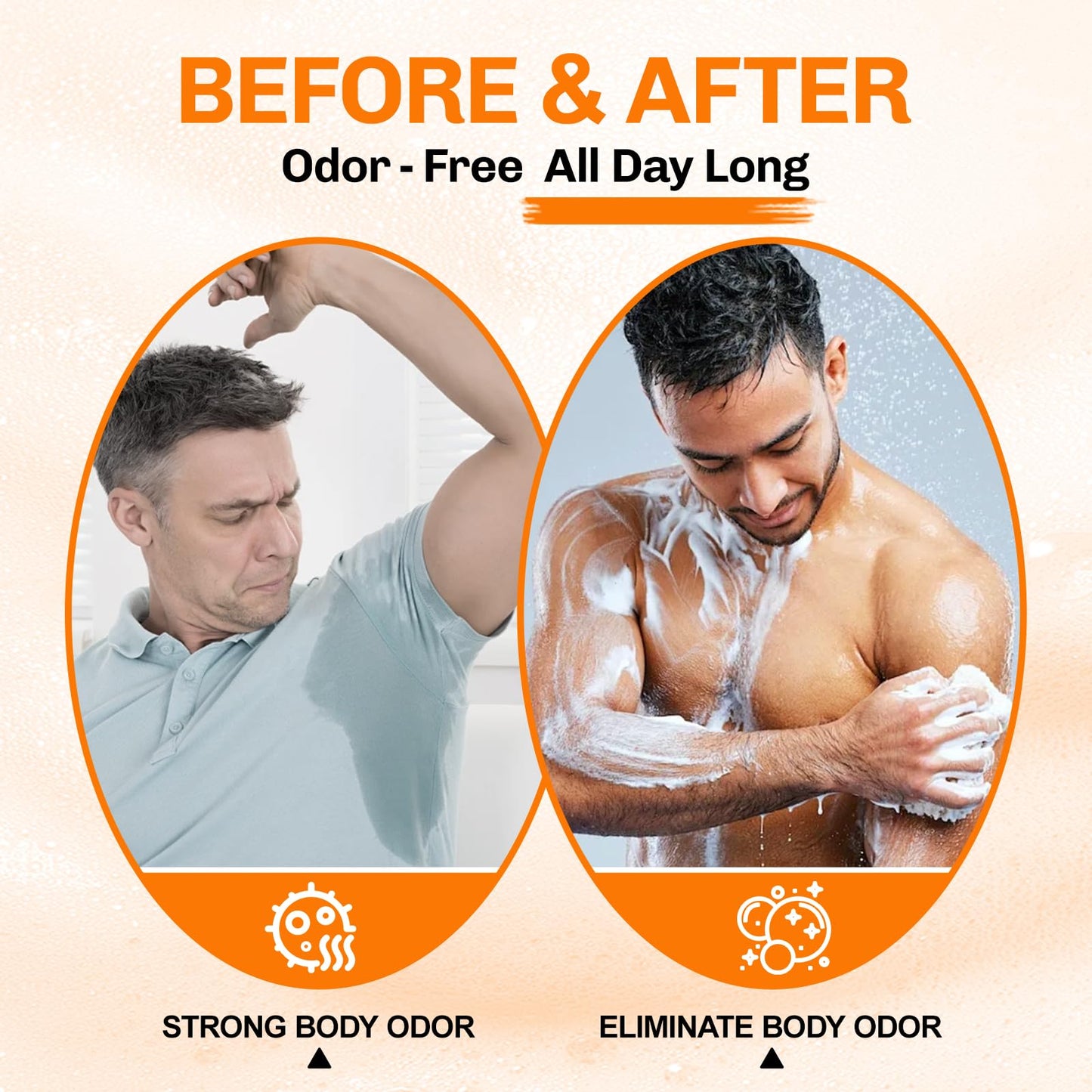 NXPPYY 5 Pcs Persimmon Soap for Old People Smell, Persimmon Soap Bar for Body Odor Control, Natural Organic Deodorant Body Wash Soap for Women & Men Beauty and Personal Care NXPPYY