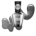 L.A. Girl Liquid Chrome Nail Polish, Gunmetal Gray GNL908 Beauty & Personal Care L.A. Girl