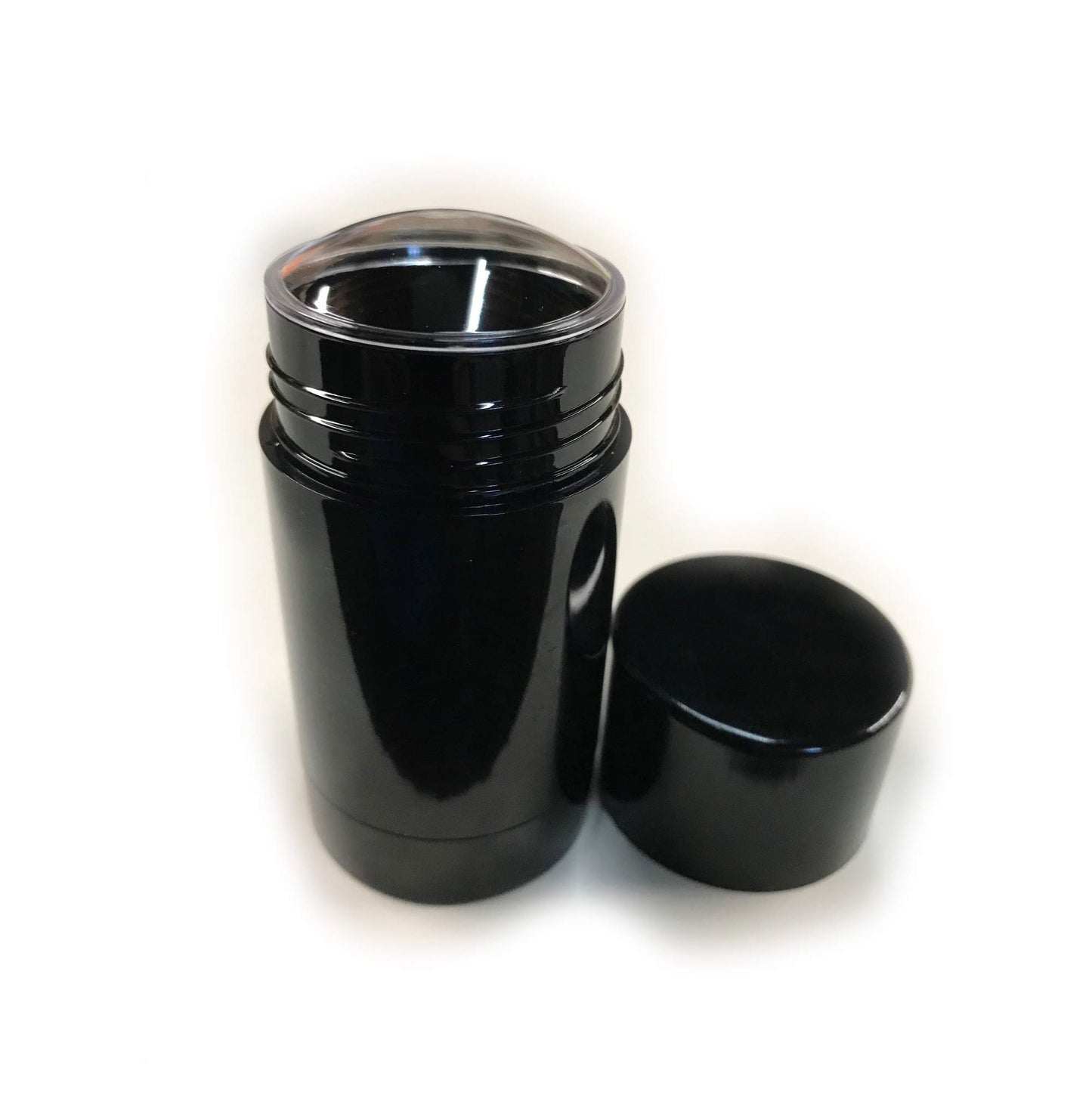 Empty Deodorant Containers - Twist-up, Reusable, Recyclable, DIY Empty Deodorant Tubes, Bottom-fill 2.0 Oz (4-Pack, Black) Beauty and Personal Care DIY Deodorant Containers