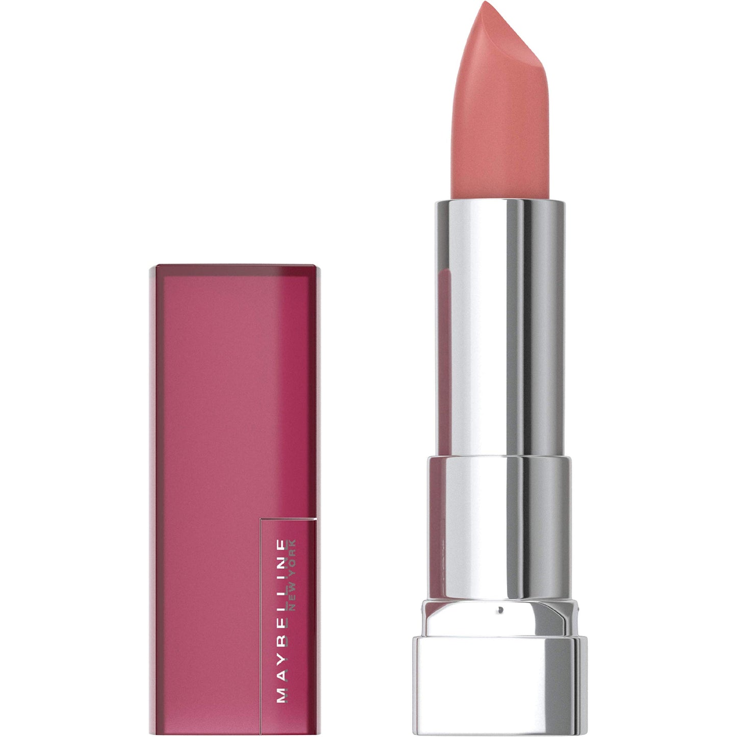 Maybelline Color Sensational Lipstick, Lip Makeup, Matte Finish, Hydrating Lipstick, Nude, Pink, Red, Plum Lip Color, Honey Pink, 0.15 oz; (Packaging