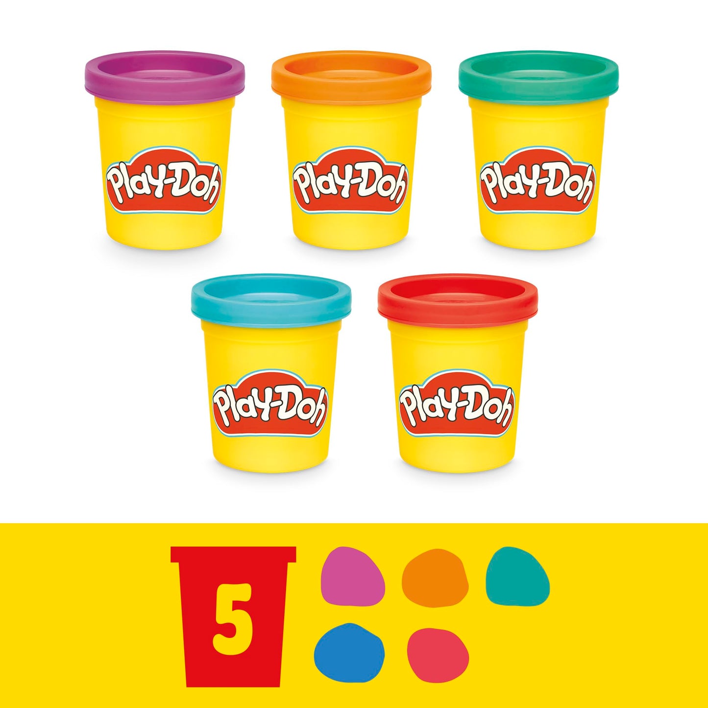 Play-Doh Fun Tub Set with 19 Accessories & Storage Container, Arts & Crafts Preschool Toy, Ages 3+ (Amazon Exclusive)