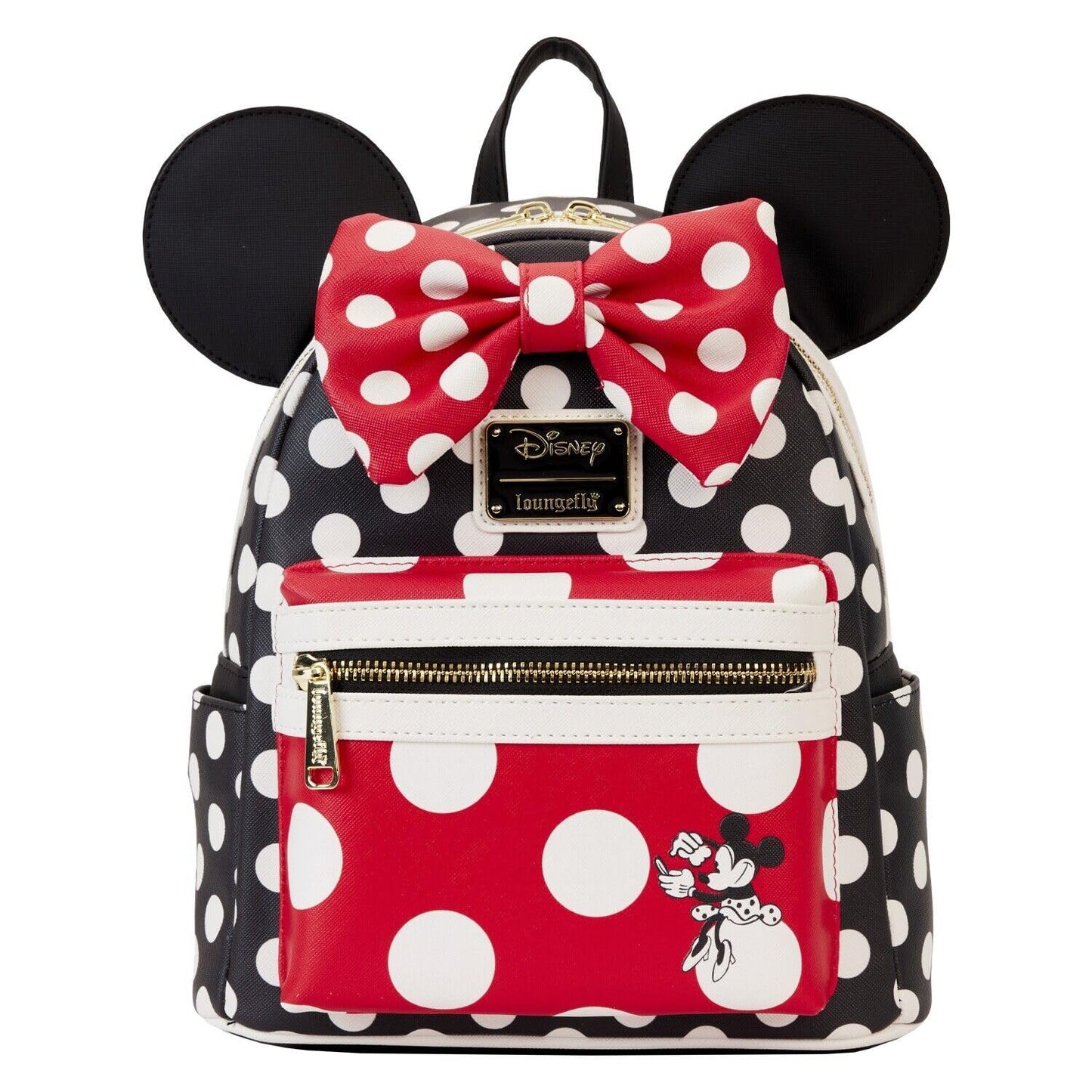Loungefly Minnie Mouse Rocks the Dots Classic Mini Backpack | Disney Backpacks Standard