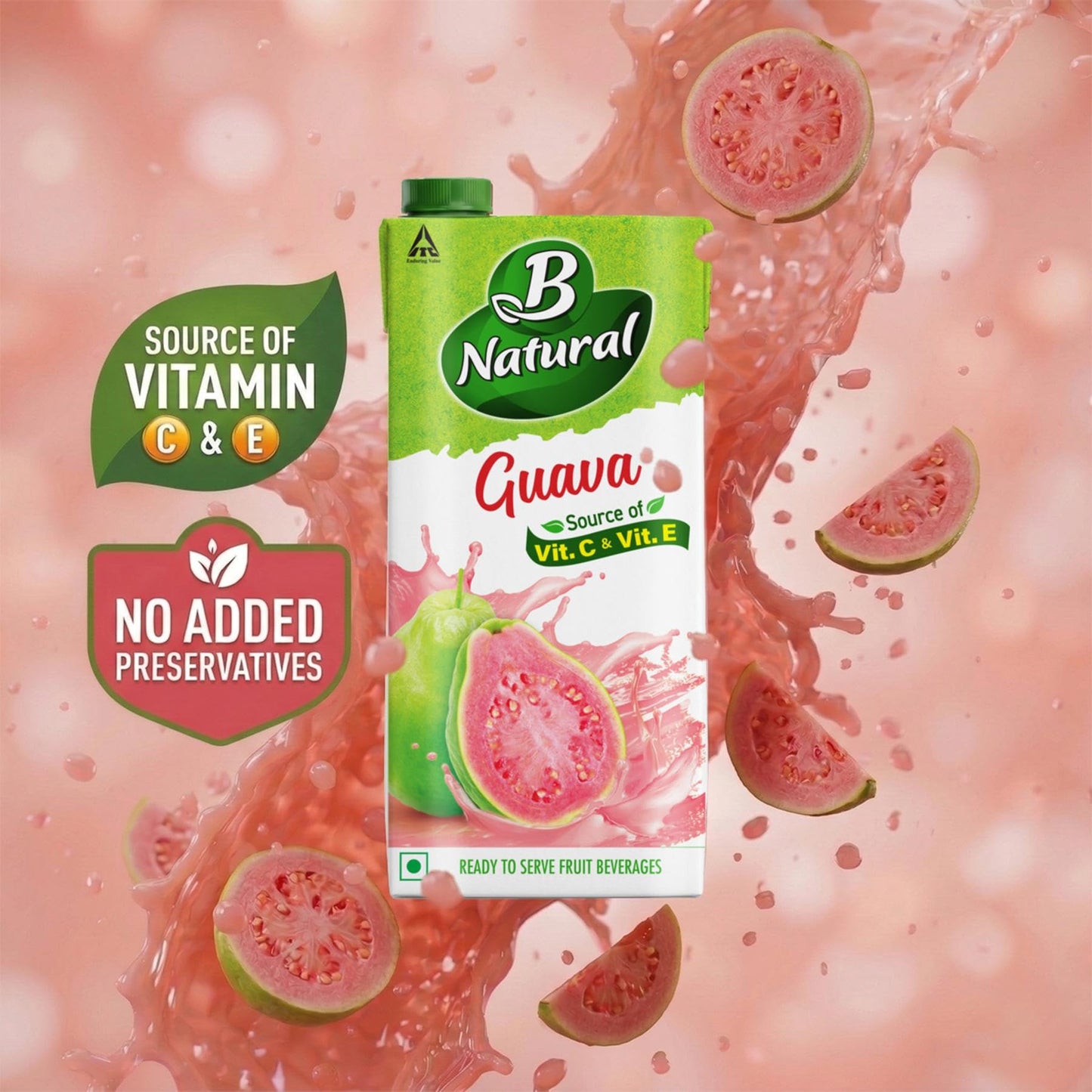 B Natural Juice, Guava Gush, 1L Beauty and Personal Care B NATURAL