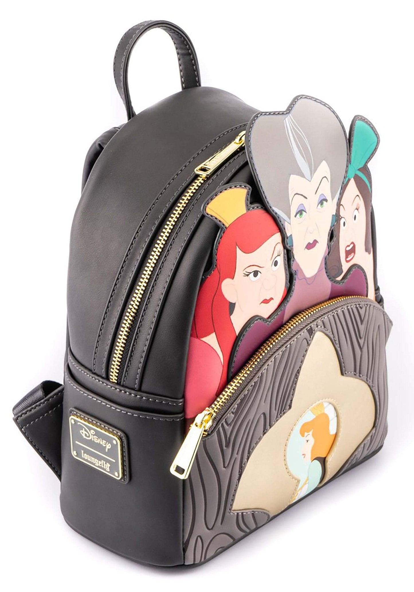 Loungefly Disney Villains Scene Evil Stepmother and Stepsisters Mini Backpack