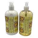 Greenwich Bay Trading Co, Lemongrass and Tea, Hand Soap and Shea Butter Lotion Set, 16 Ounces Each
