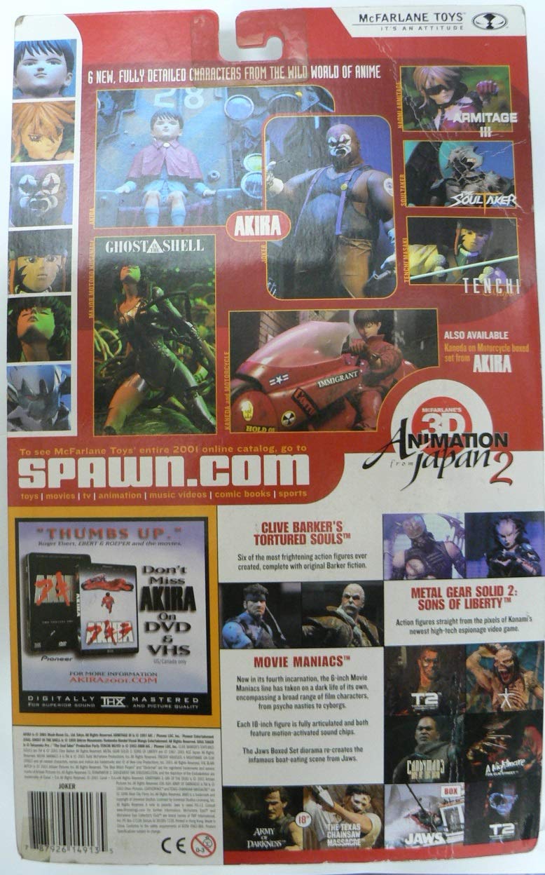 McFarlane Toys Akira Action Figure Joker Clown Bike Gang Leader