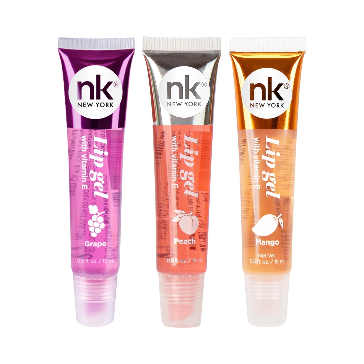 NICKA K NEW YORK Lip Gel, Hydrating, Lightweight, Glides on Effortlessly, Non Sticky Finish Lip Gel Colors