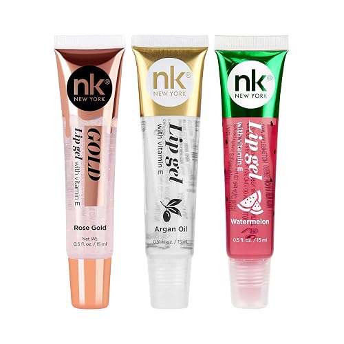 NICKA K NEW YORK Lip Gel, Hydrating, Lightweight, Glides on Effortlessly, Non Sticky Finish Lip Gel Colors