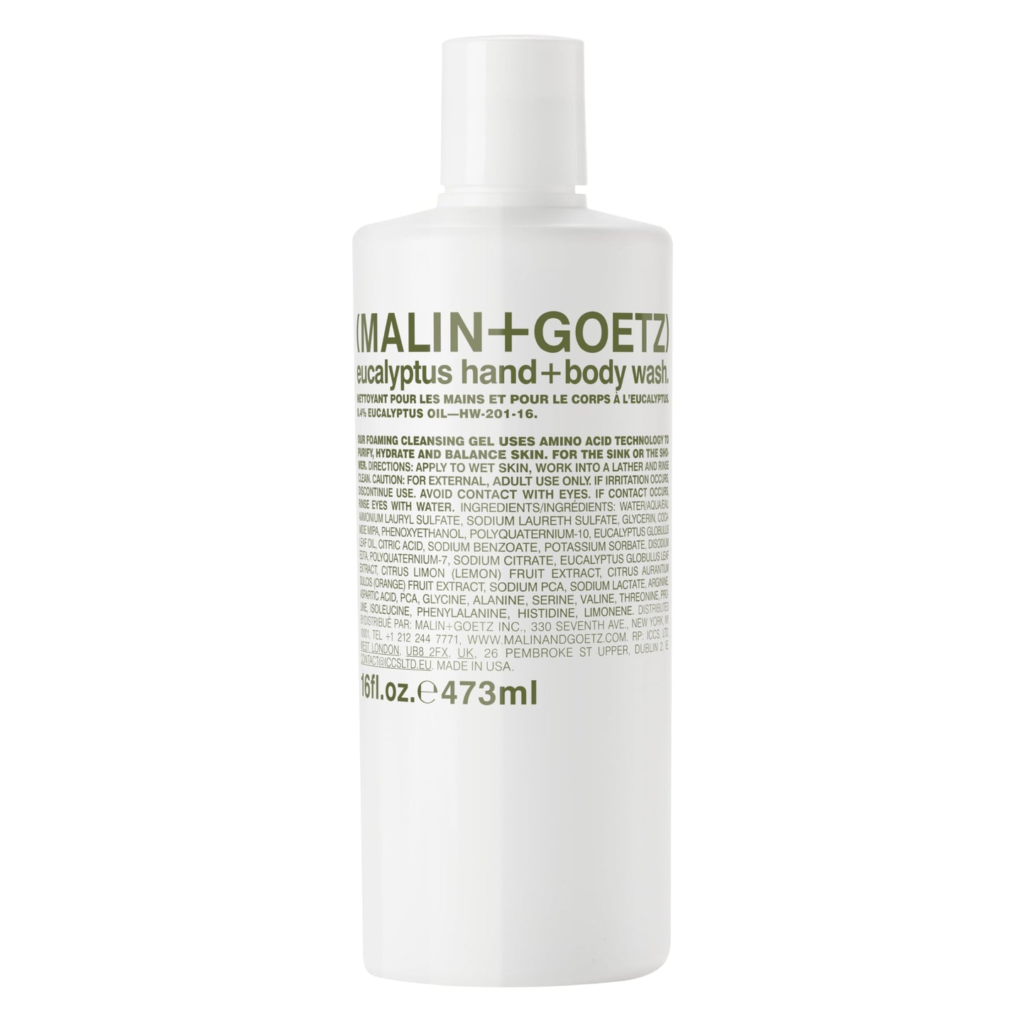 MALIN+GOETZ Hand + Body Wash | Gentle Foaming Cleanser with Botanical Extracts and Amino Acids | Hydrating, pH-Balanced, Unisex Scent | Vegan Beauty and Personal Care MALIN+GOETZ Default Title
