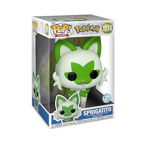 Funko Pop! Jumbo: Pokemon - Sprigatito - Collectible Vinyl Action Figure - Gift Idea - Official Merchandise - Toys for Children and Adults - Video…