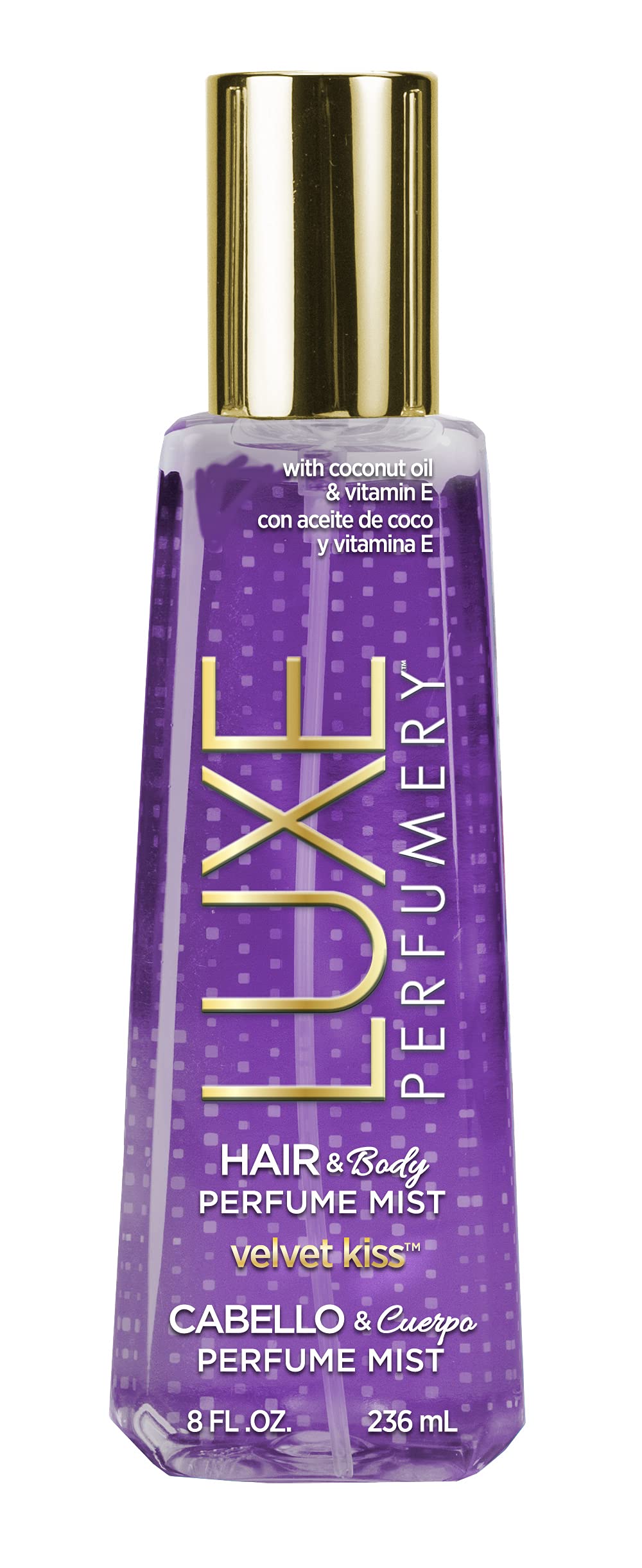 Luxe Perfumery Hair and Body Perfume Mist, Velvet Kiss, 236 ml (Pack of 1)