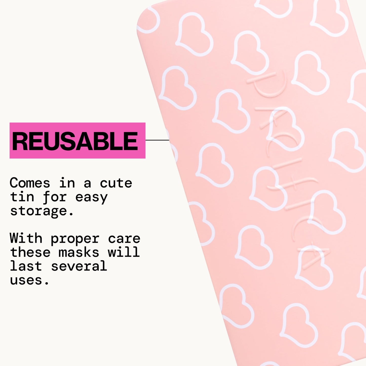 Pacifica Beauty Reusable Lip Line Mask, Skincare, Silicone Mask, For Fine Lines and Wrinkles, Lift and Firm, Pair with Serum, Storage Tin Included