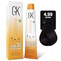 GK HAIR Global Keratin Professional Hair Color Cream Tube (3.4 Fl Oz/100ml) Nourishing & Cleansing Colors for Styling High Performance Long Lasting