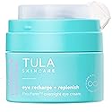 TULA Skin Care Eye Recharge + Replenish - Pro-Ferm Overnight Eye Cream with Retinal, Protects & Intensely Hydrates, Minimizes the look of Fine Lines