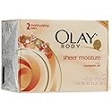 Olay Sheer Moisture Bar with Mandarin Oil, 2 ct
