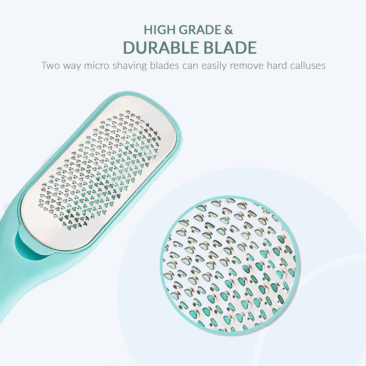 Relax Tony Callus & Dead Skin Remover - Dual-Sided - for Wet & Dry Exfoliation: Scrub, File & Rasp for Smooth Feet - Pedicure Tool - Foot File Callus