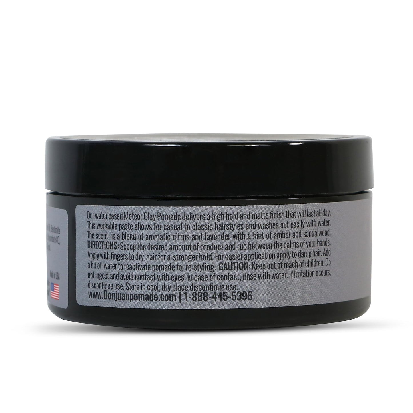Don Juan Meteor Matte Clay Pomade 4oz 3 Pack