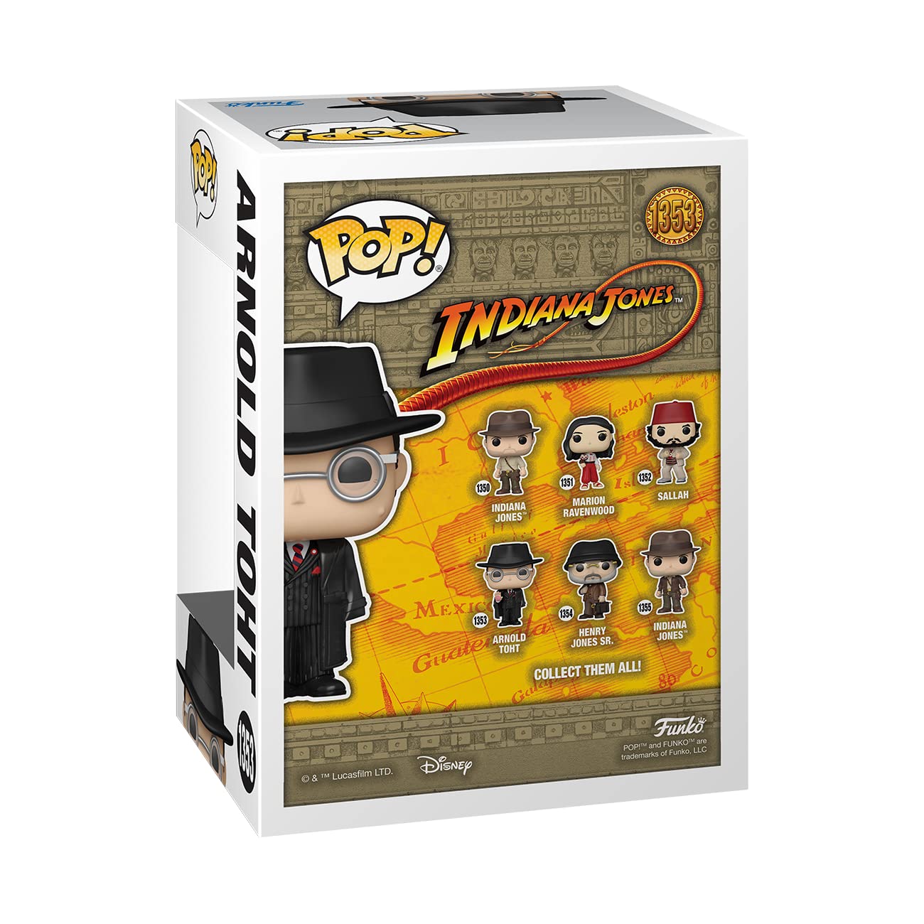 Funko Pop! Movies: Indiana Jones - Raiders of The Lost Ark, Arnold Toht