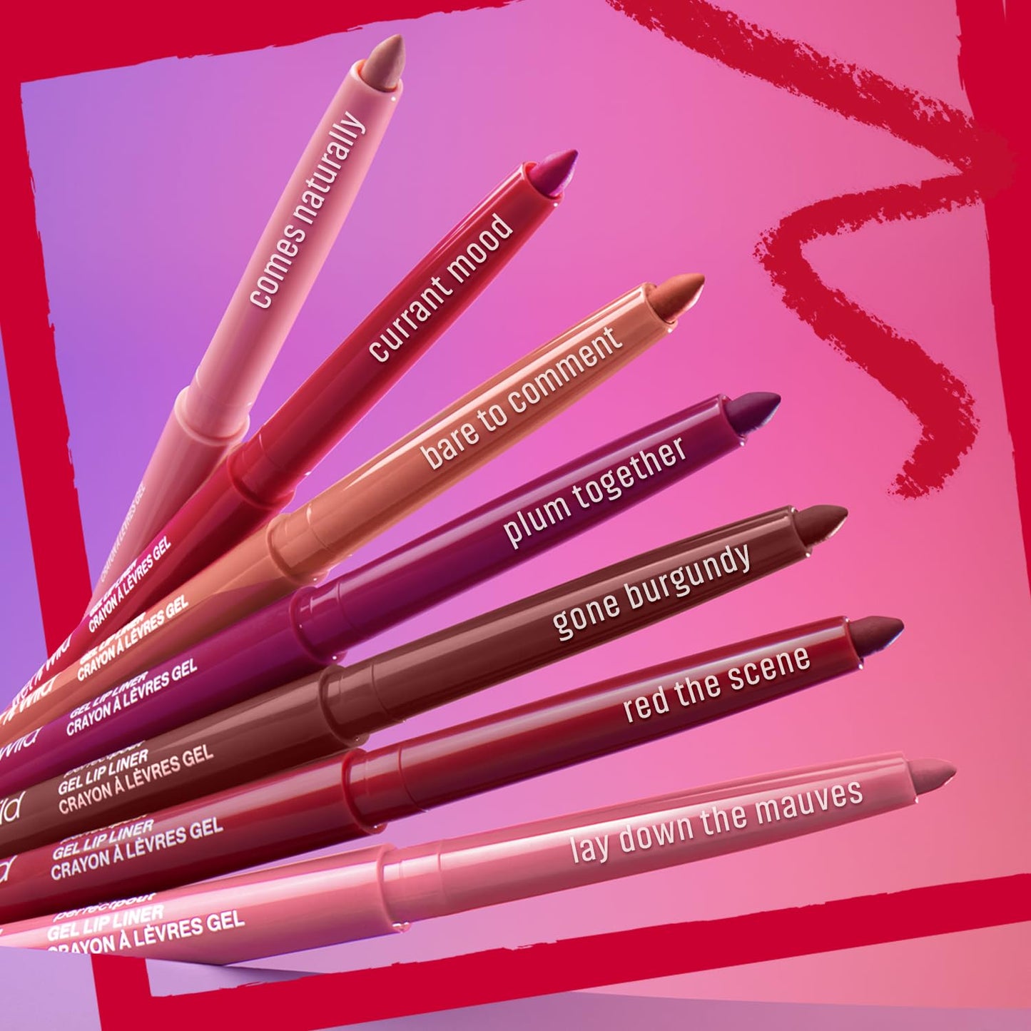wet n wild Perfect Pout Matte Retractable Gel Lip Liner Pencil, Rich Creamy Long Lasting Color, Well-Defined and Flawless Application, Vegan Beauty & Personal Care wet n wild