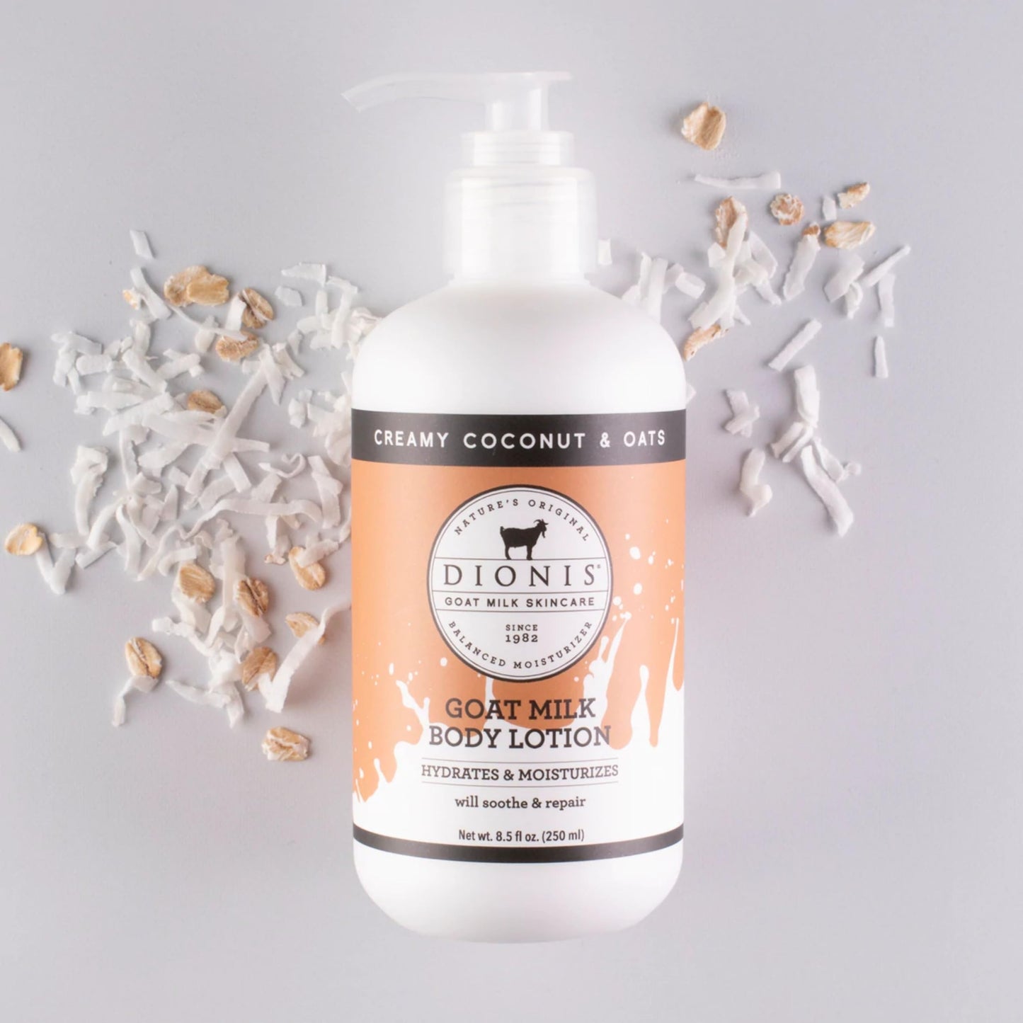Dionis Goat Milk Body Lotion Coconut & Oats 8.5 oz (Pack of 1)