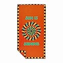 Slowtide x Bob Marley, Sun is Shining Travel Towel - Quick Dry and Highly Absorbent, Lightweight and Packable, 60 x 30 Inches