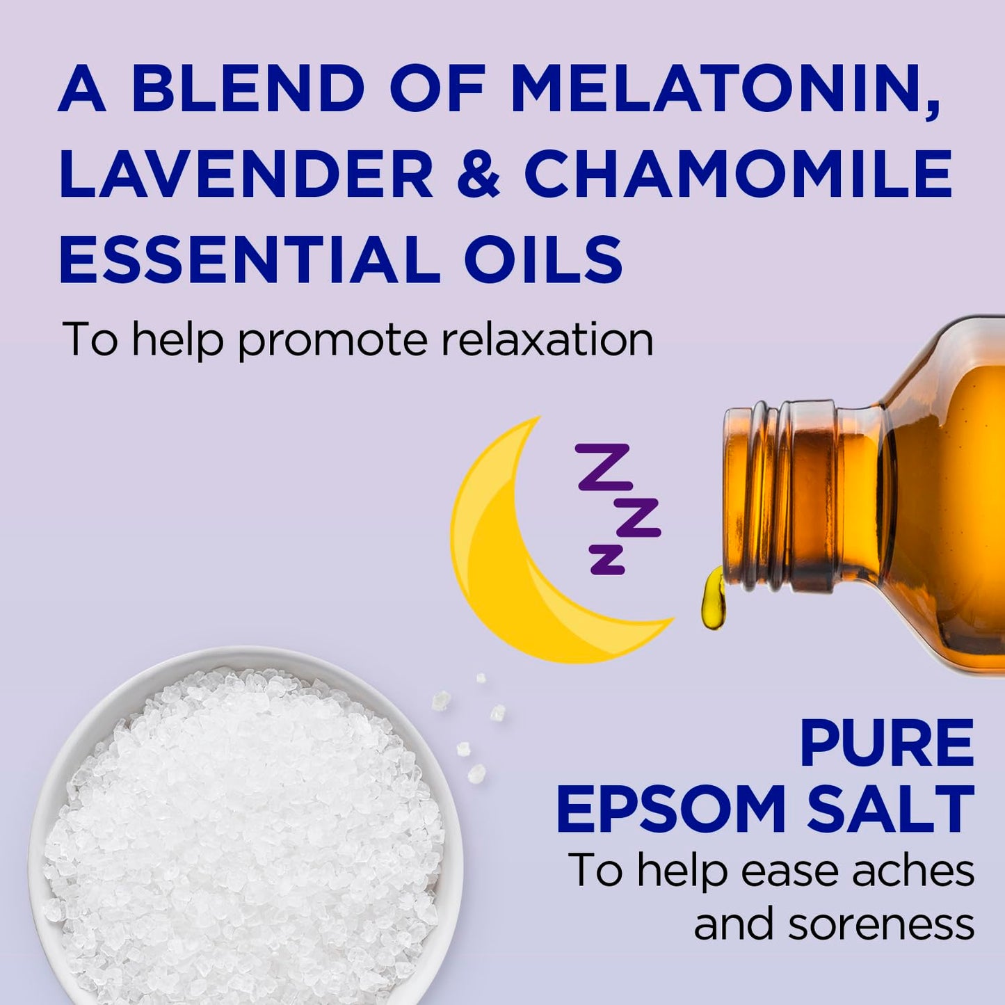 Dr Teal's Foaming Bath With Pure Epsom Salt Sleep Bath With Melatonin & Essential Oils 34 FL OZ