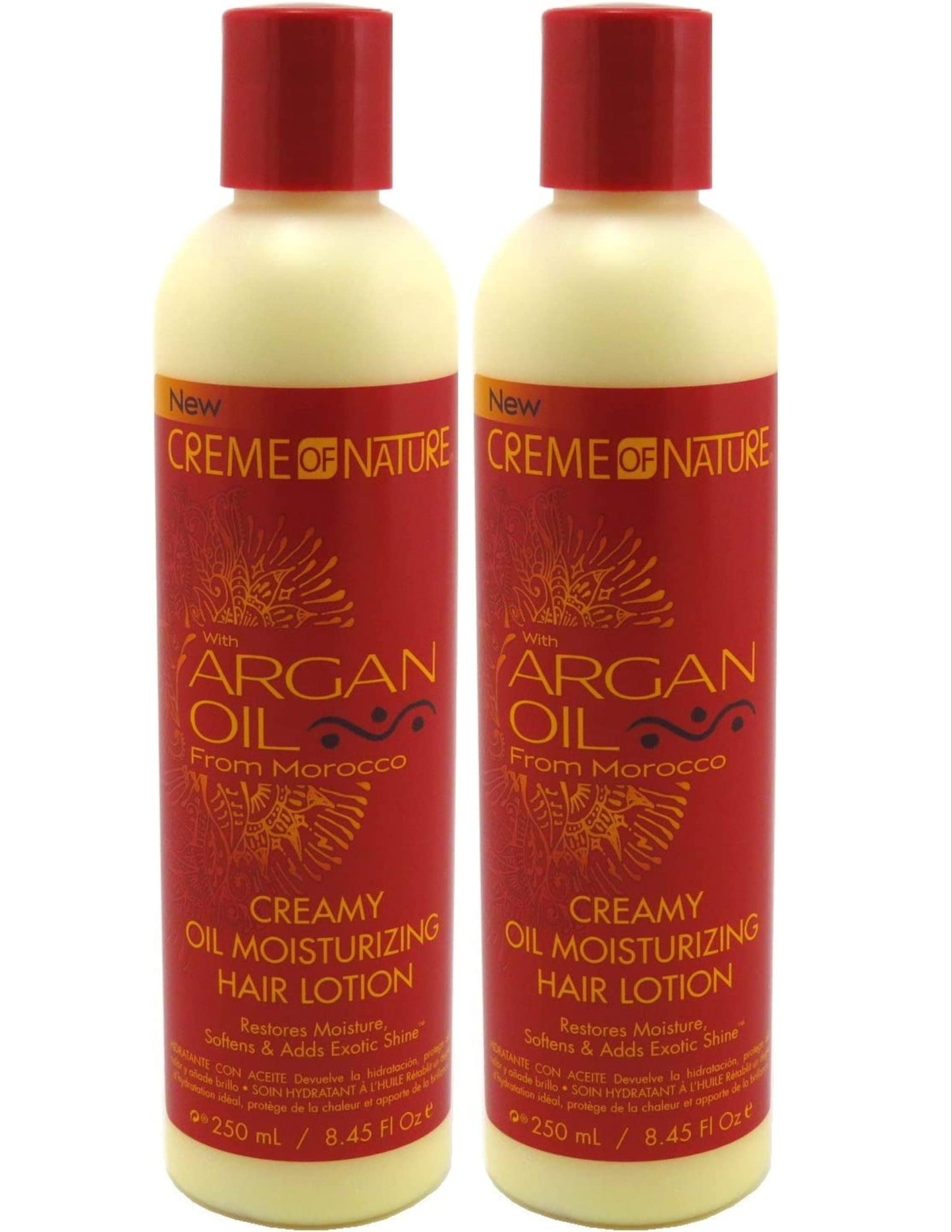 Creme Of Nature Argan Oil Creamy Oil Moisturizer 8.45 Ounce (249ml) (Pack of 2)