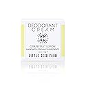 Little Seed Farm All Natural Deodorant Cream - Grapefruit Lemon - Aluminum Free Deodorant for Women or Men, Net Wt. 2.4oz | 68g