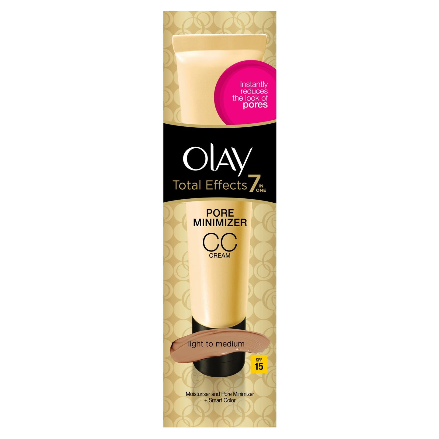 Olay Total Effects Pore Minimising Moisturiser CC Cream, Light to Medium 50 ml