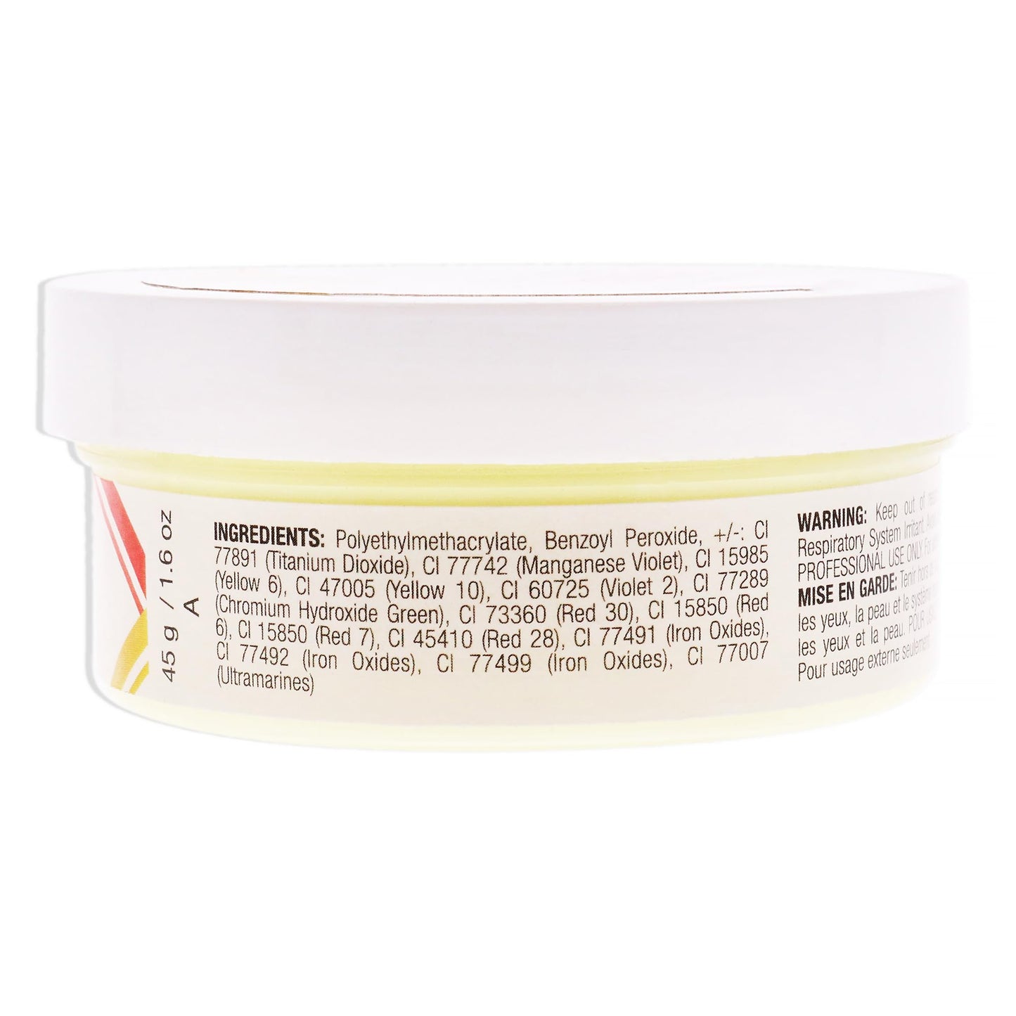 Colour Acrylic Powder - Lemonade Yellow by Cuccio PRO for Women - 1.6 oz Acrylic Powder Beauty & Personal Care Cuccio