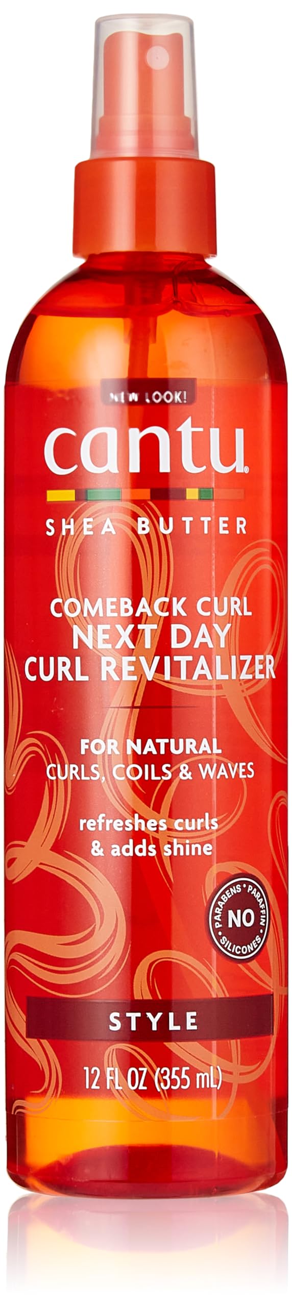Cantu Natural Hair Comeback Curl Revitalizer 12 Ounce Pump (354ml) (3 Pack)