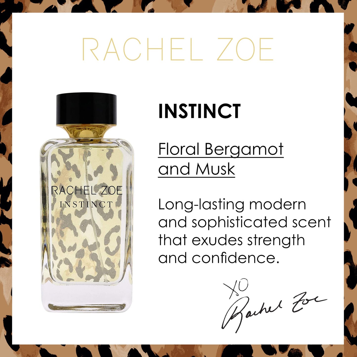 Rachel Zoe Instinct Eau De Parfum Spray - Floral Fragrance Body Spray for Women - Bergamot, Jasmine, And Musk - Designer Womens Perfume - 3.4 oz