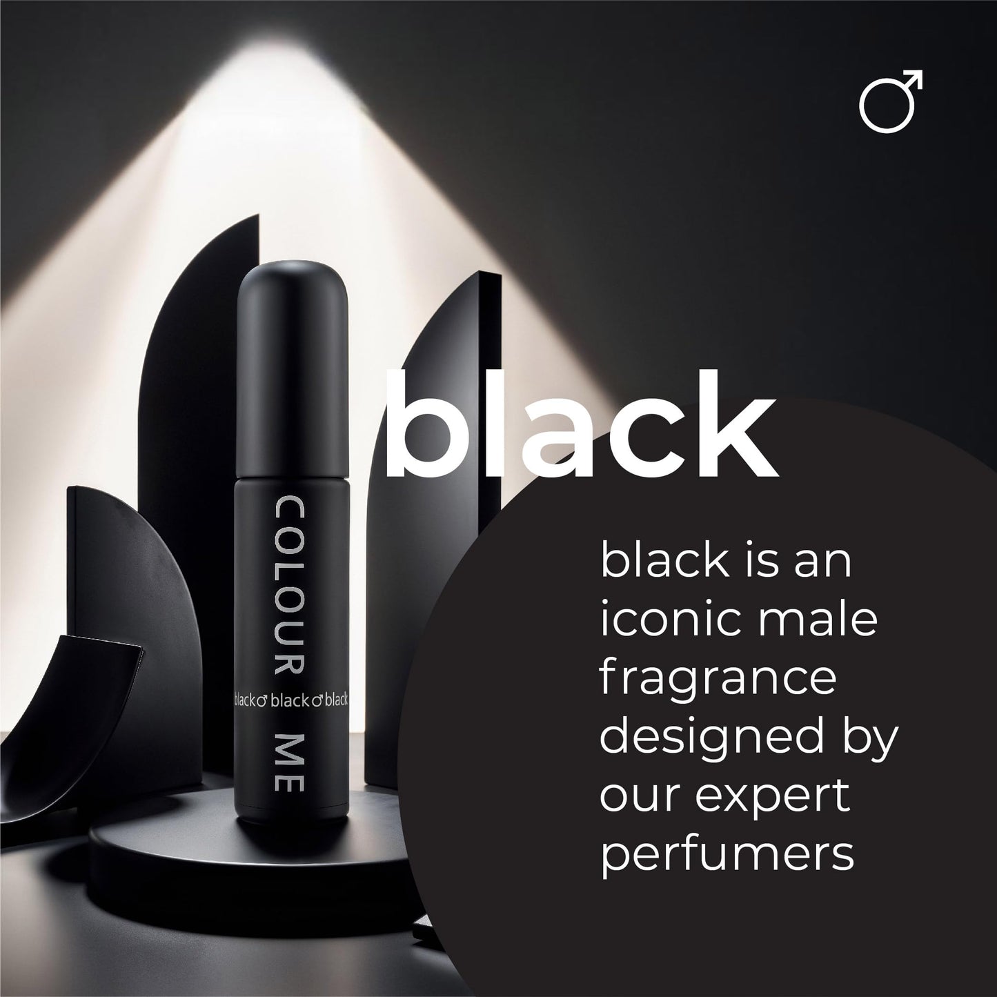 Colour Me Homme Black by Milton-Lloyd for Men - 1.7 oz EDT Spray
