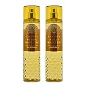 Bath & Body Works Fine Fragrance Mists, Set of 2, 8oz Each Bottle (Golden Berry Mistletoe)