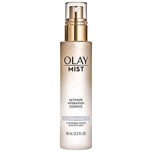 Face Mist by Olay, Cooling Facial Mist, Ultimate Hydration Essence with Cucumber Water & White Mint, 3.3 Fl Oz
