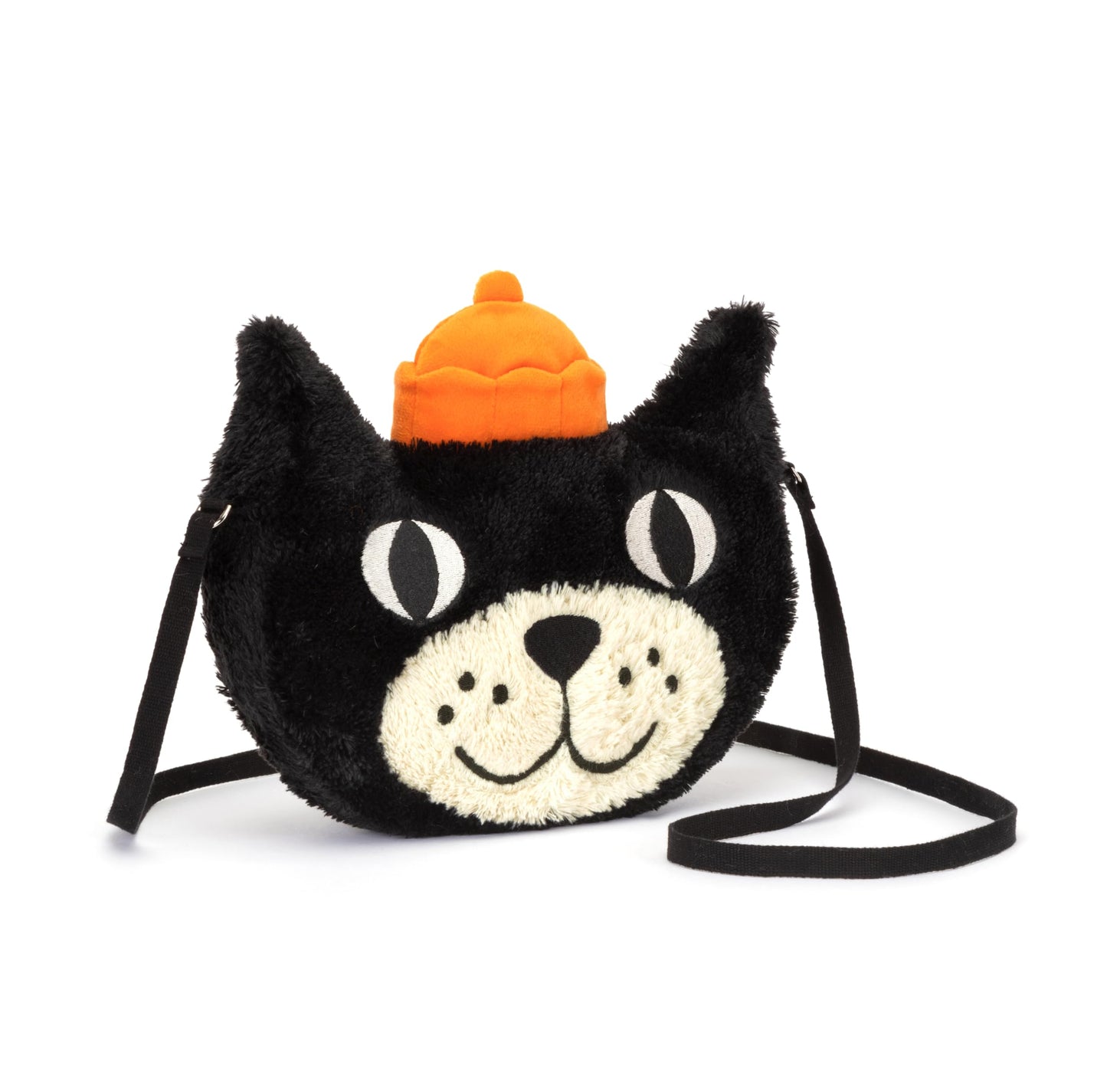 Jellycat Jack Cat Plush Bag, 9 inches - Crossbody & Shoulder Purse - Fun & Unique Handbag