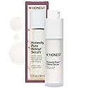 Honest Beauty Honestly Pure Nightly Retinyl Serum, Moisturizes Exfoliates Reduces Fine Lines, Gentle for Sensitive Skin, Fragrance-Free Vegan, 1 fl oz