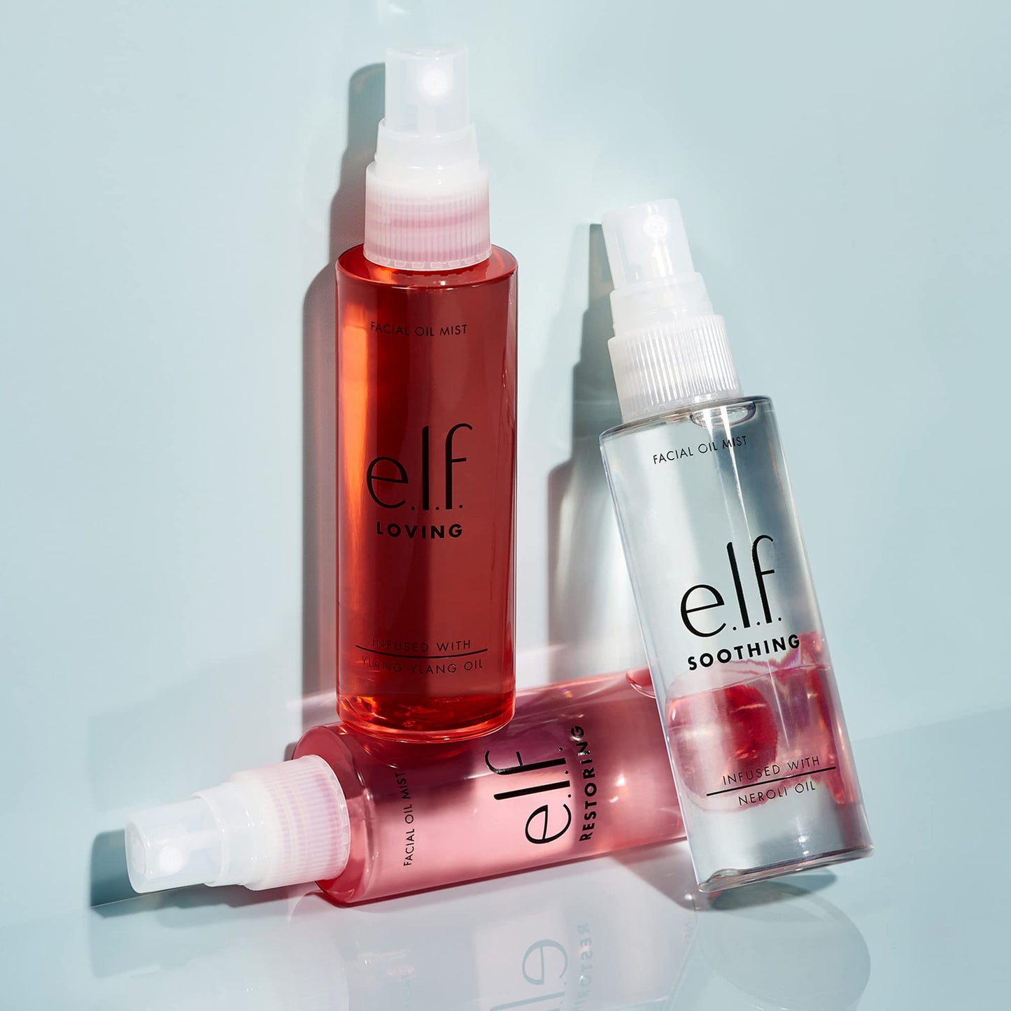 e.l.f. Restoring Facial Oil Mist, Essential Oil-infused Facial Mist, Enhances Relaxation Of The Mind, Mood Booster, Vegan & Cruelty-Free, 2.02 Fl Oz