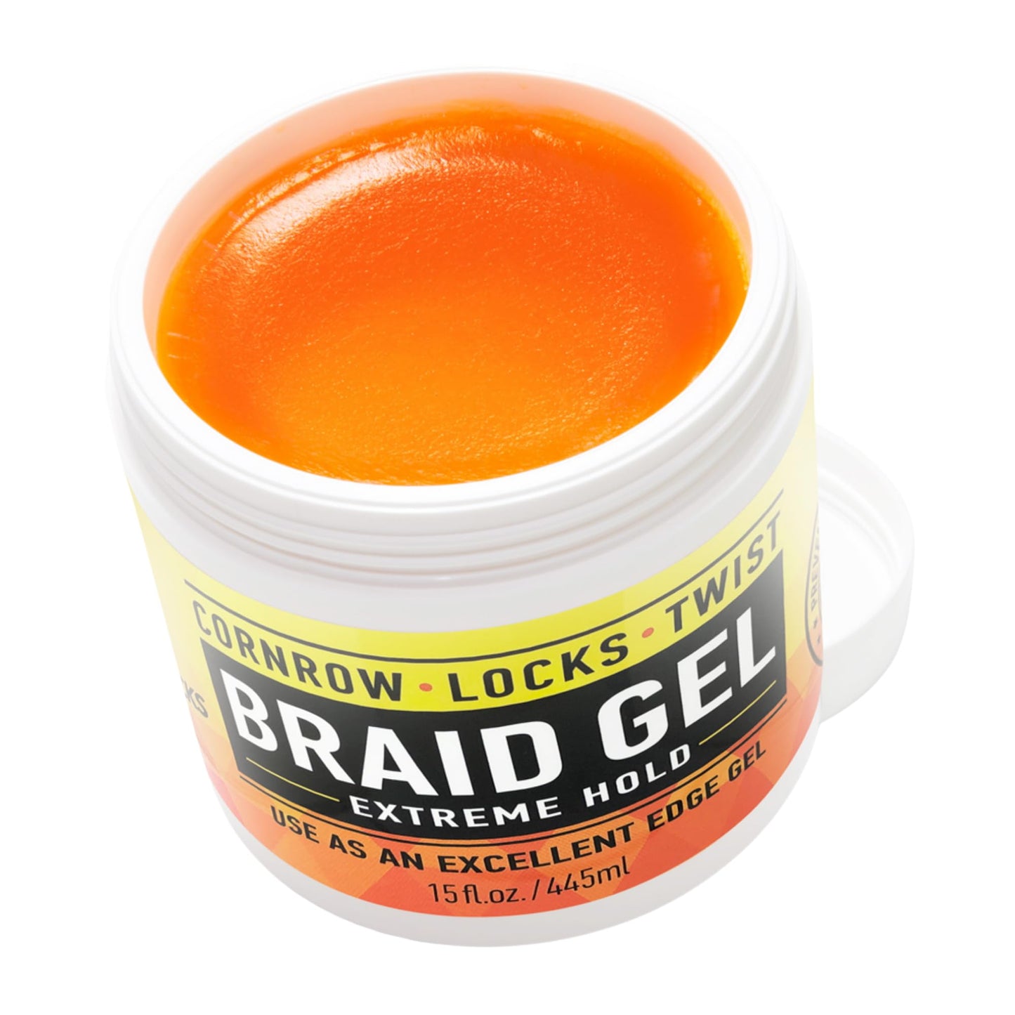 AllDay Locks Braid Gel (15 oz) | Extreme Hold, High Shine | Frizz & Flake-Free Edge Control | Tea Tree, Lavender, Peppermint Oil | Slick & Style