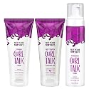Not Your Mother's Curl Talk Frizz Control Sculpting Gel, Defining Cream, and Refreshing Curl Foam (3-Pack) - 6 fl oz - Formulated with Rice Curl