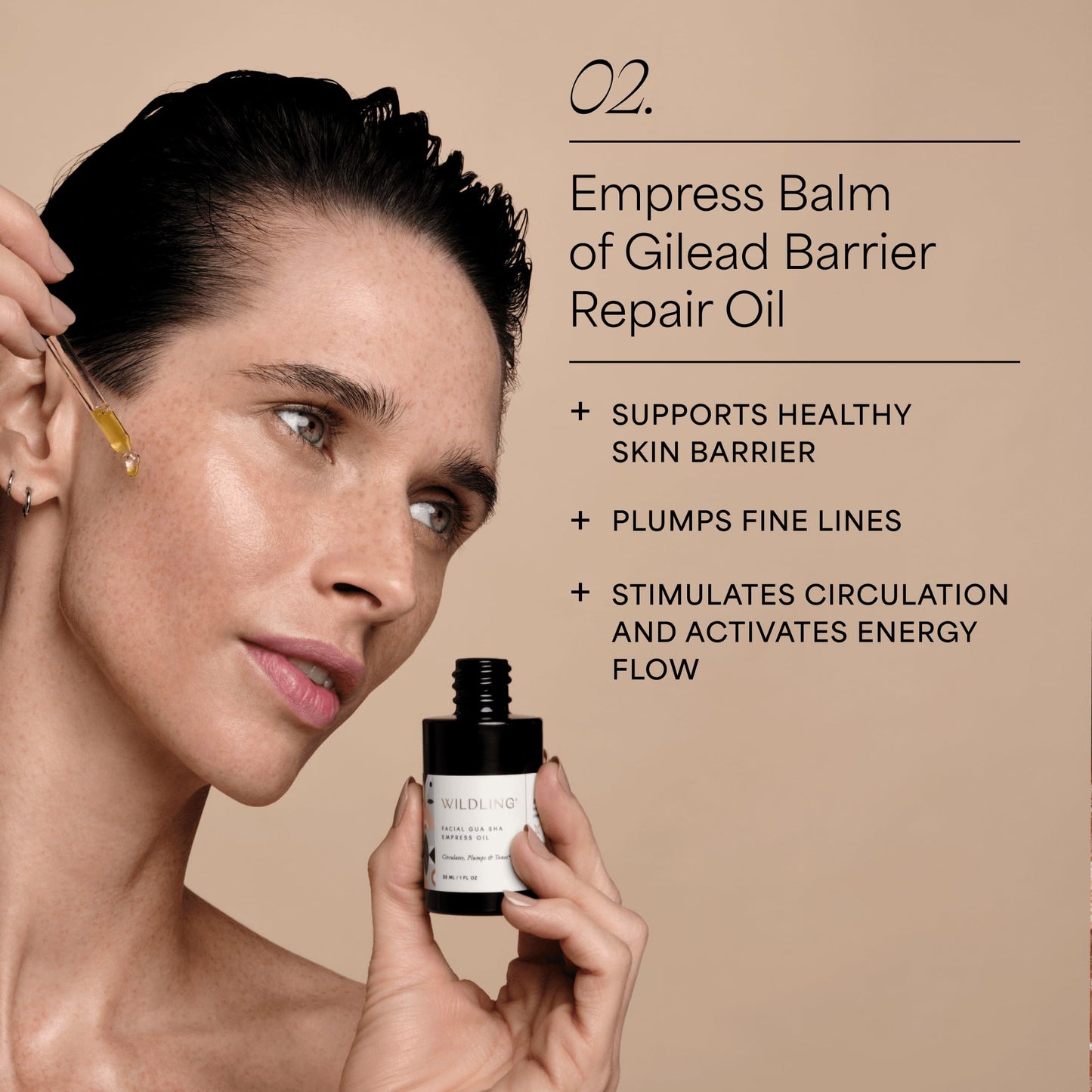 WILDLING Empress Facial Gua Sha Set I Facial Massage Tool + Facial Toner + Facial Oil to Lift, Plump, Tone + Sculpt I Patented Design 100% Authentic