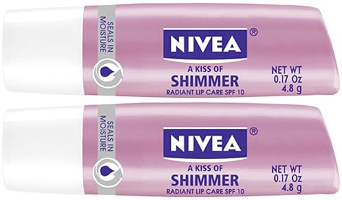 Nivea Lip Care A Kiss of Shimmer Lip Care Stick - Pearly Shimmer - 2 pk