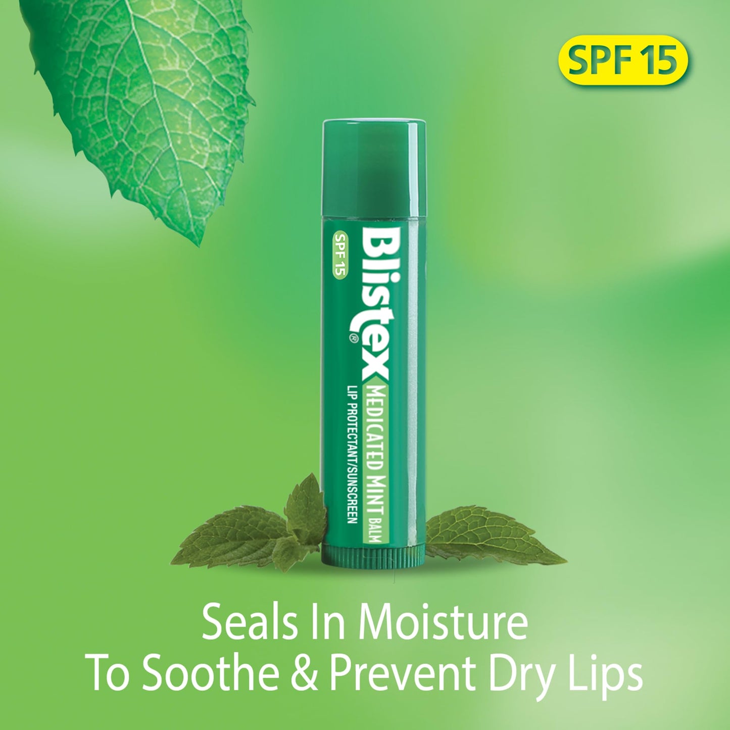 Blistex - Medicated Lip Balm Mint 15 Spf - 0.15 Oz. Clearance Priced