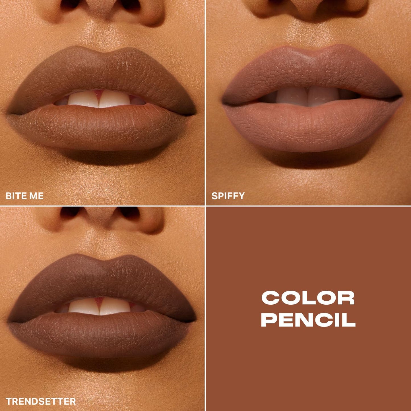 Morphe Color Pencil Bundle - Cream Lip Liner Pencil with a Zero-Tugging Formula - Effortlessly Lines, Defines & Shapes Lips - Bite Me (2 Count)