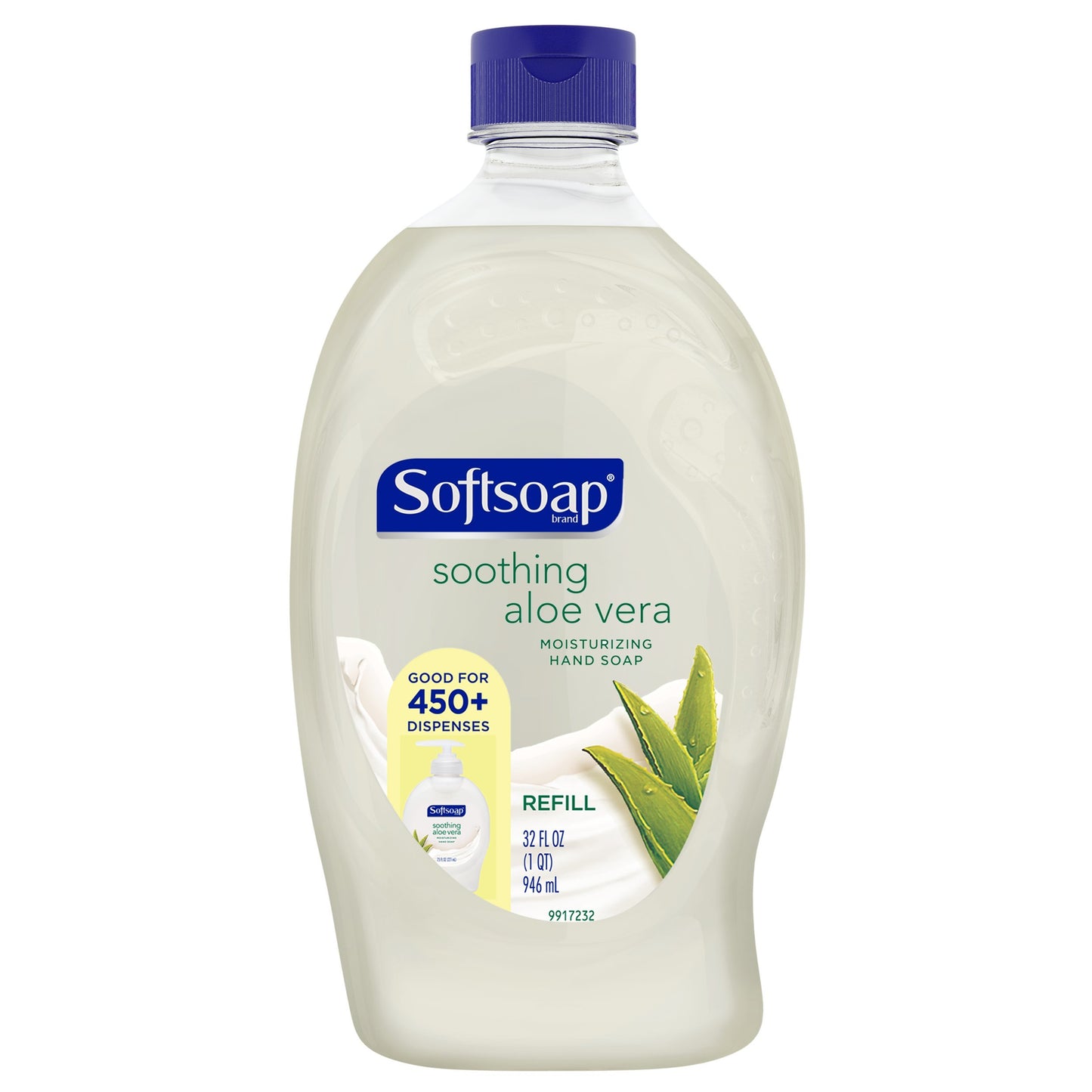 Softsoap Liquid Hand Soap Refill, Soothing Aloe Vera - 32 fluid ounce (packaging may vary)