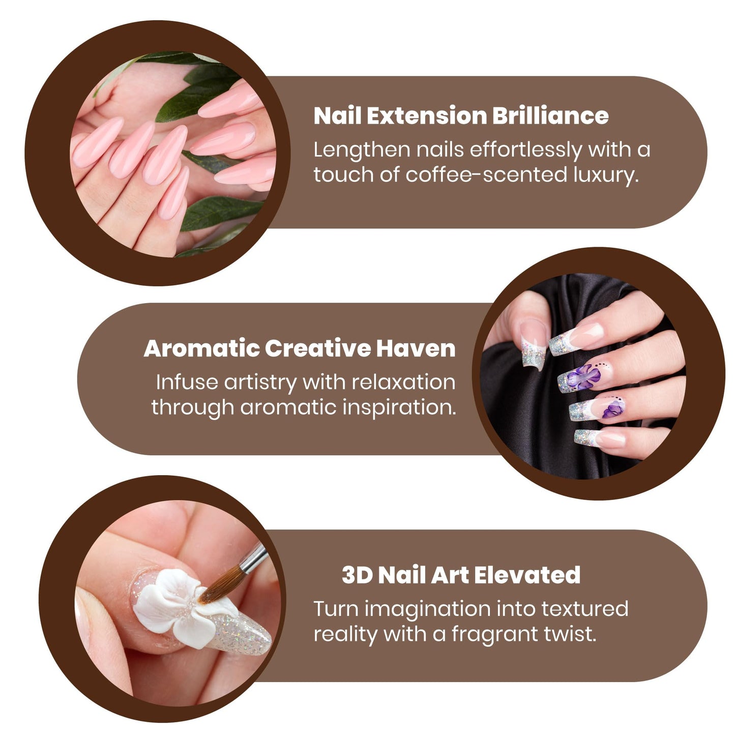 Mia Secret COFFEE SCENTED Liquid Monomer - Alternate Acrylic Nail Liquid for Acrylic Powder - EMA monomer - Scented Nail Monomer liquid - ema monomer Beauty & Personal Care Mia Secret