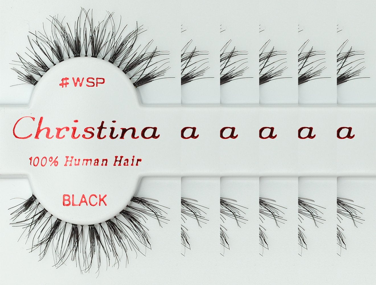 6packs Eyelashes - WSP by Christina